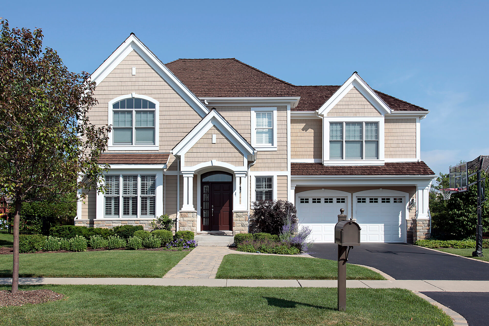 What color siding is the most popular on a house?