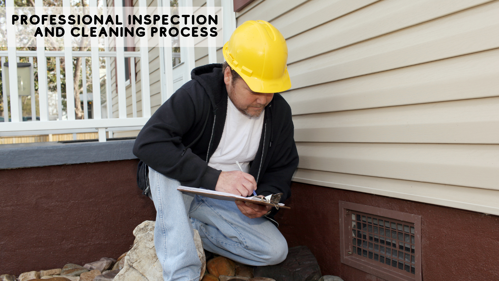 Professional inspection and cleaning process