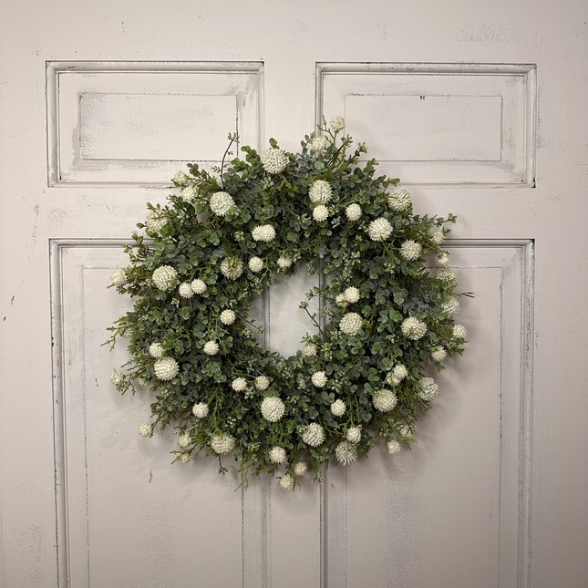 Decorating with Wreaths Indoors - It All Started With Paint