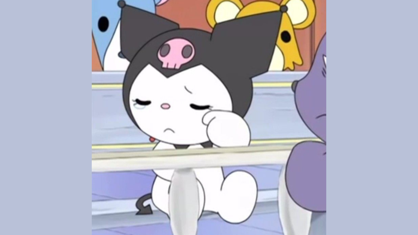 Hello Kitty Kuromi, hobbies include