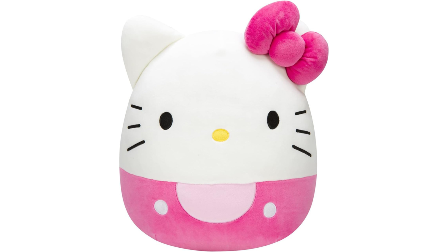 Hello Kitty Squishmallow, space bar, kitty boba