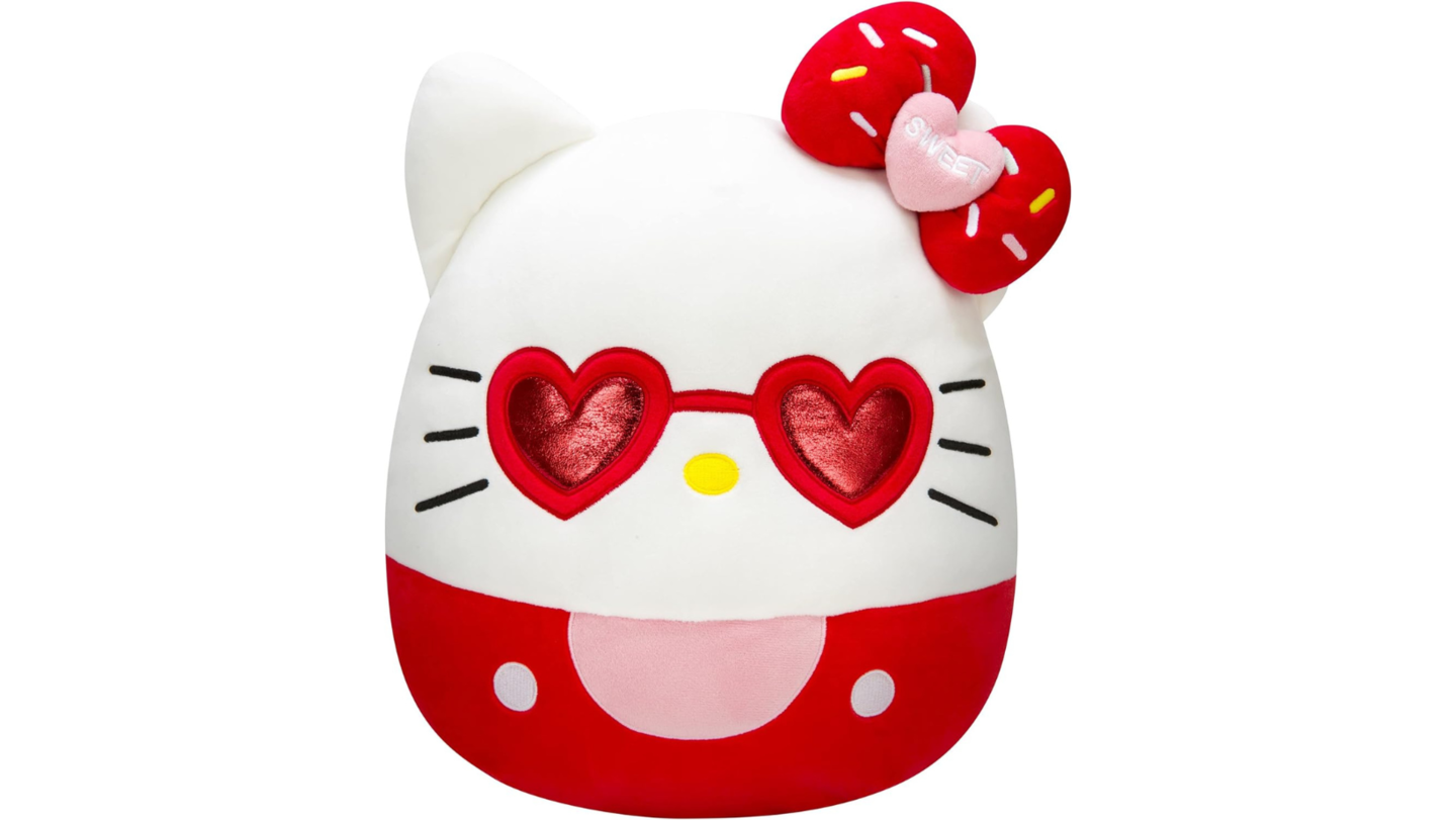 Hello Kitty Squishmallow, space bar, kitty boba