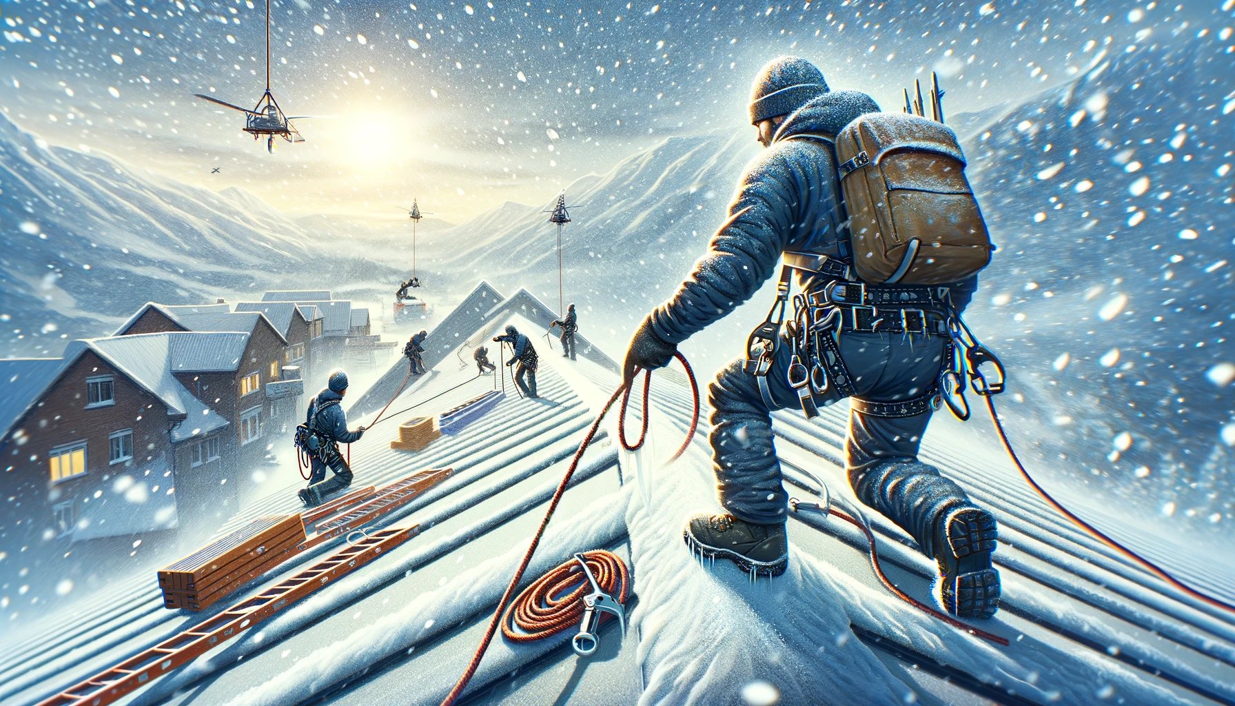 can you install a roof in cold weather