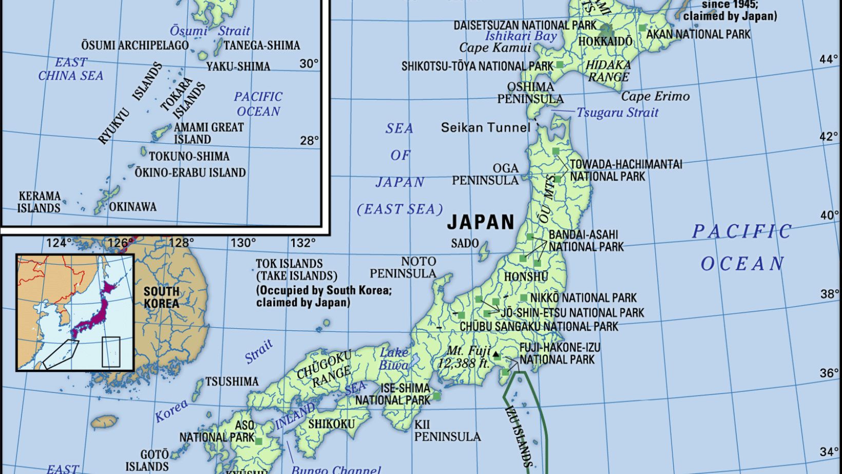 Map of Japan