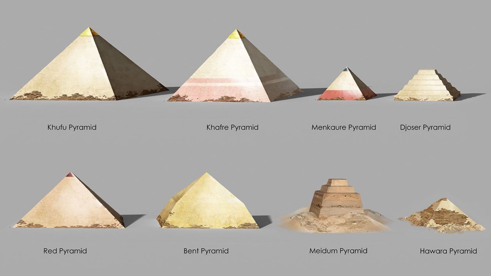 Digital Reconstruction of Pyramids