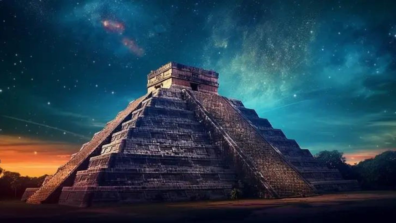 Mayan pyramids in Mexico