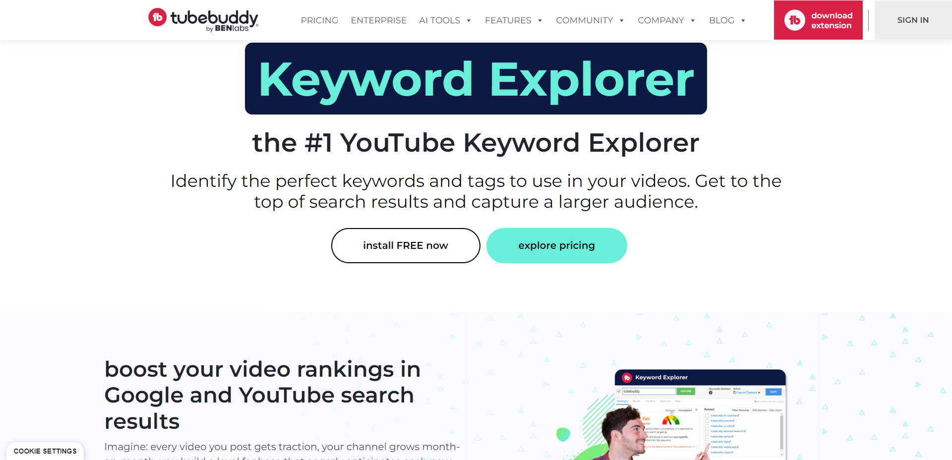 how to find youtube keyword search volume on tubebuddy